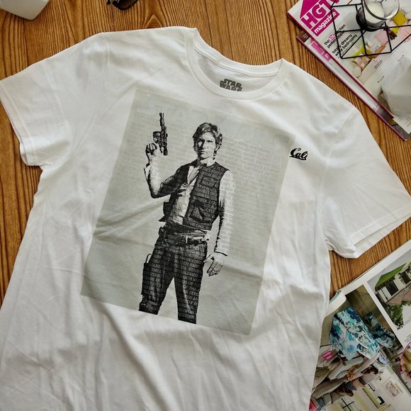 NWOT STARS WARS short sleeve tshirt size L